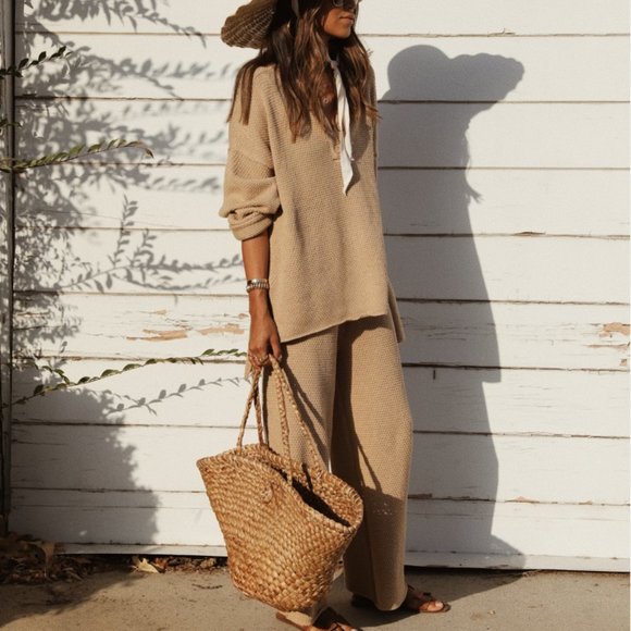 Free People Hailee Sweater Set - Au Lait - Picture 3 of 8